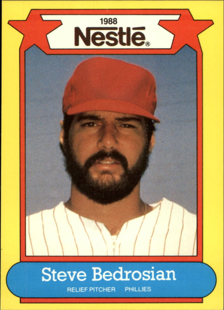 1988 Nestle Baseball Cards     025      Steve Bedrosian